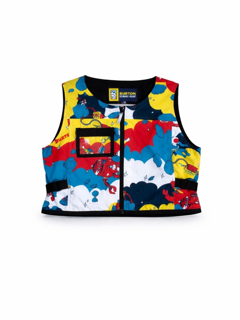 Burton Kids Riglet Learn to Ride Snowboard Vest L/XL Space Print NEW